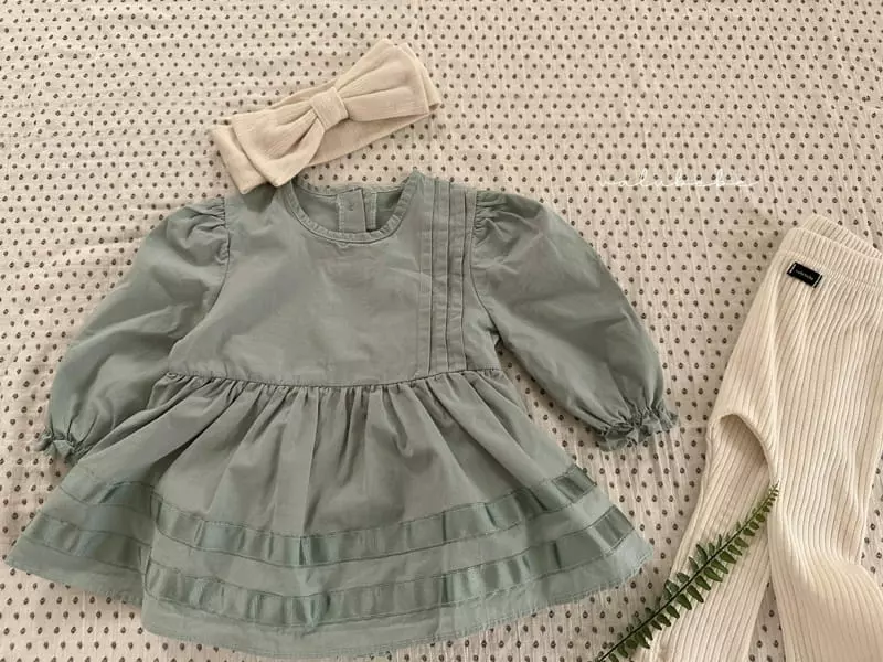 Valu Bebe - Korean Baby Fashion - #babyootd - Pintuck One-piece Bodysuit - 10