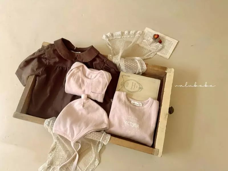 Valu Bebe - Korean Baby Fashion - #babyootd - Heart Jacquard Tee - 8