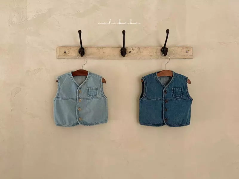 Valu Bebe - Korean Baby Fashion - #babyoutfit - Denim Vest