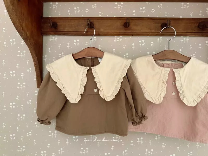 Valu Bebe - Korean Baby Fashion - #babyoutfit - Bell Collar Blouse