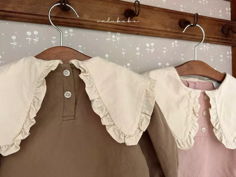 Valu Bebe - Korean Baby Fashion - #babyoutfit - Bell Collar Blouse - 2