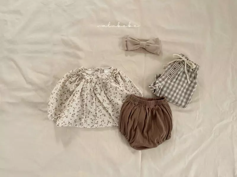 Valu Bebe - Korean Baby Fashion - #babyoutfit - Floral Blouse - 3