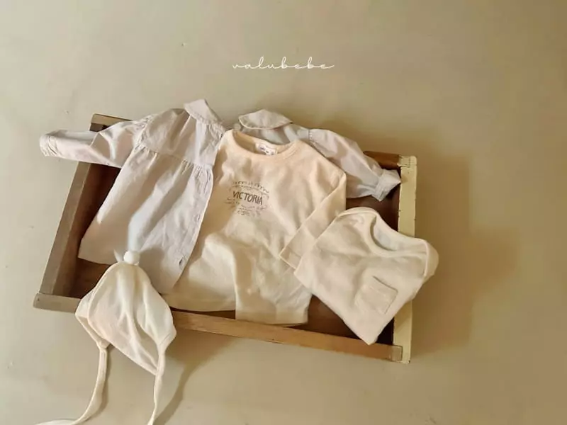 Valu Bebe - Korean Baby Fashion - #babyoutfit - Heart Jacquard Tee - 10