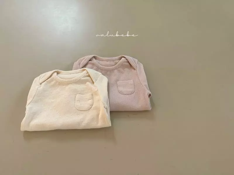 Valu Bebe - Korean Baby Fashion - #babyoutfit - Heart Jacquard Bodysuit - 8
