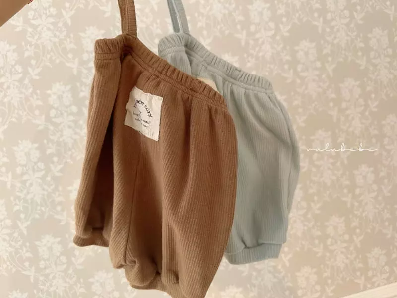 Valu Bebe - Korean Baby Fashion - #babyoutfit - Pumpkin Dungarees Bloomer - 6