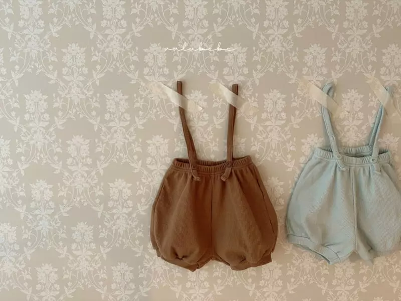 Valu Bebe - Korean Baby Fashion - #babyoutfit - Pumpkin Dungarees Bloomer - 7
