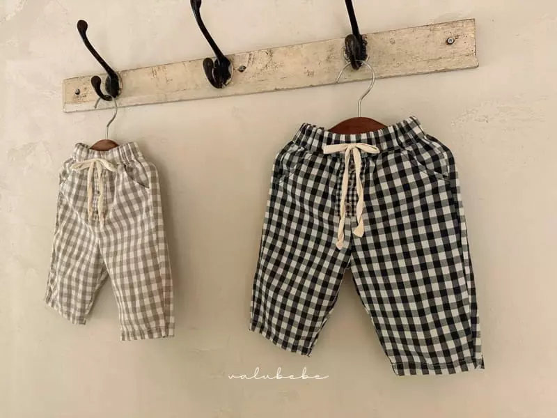 Valu Bebe - Korean Baby Fashion - #babyoutfit - Check Pants - 4