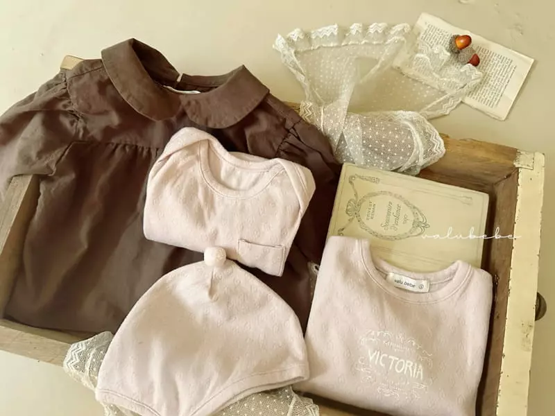Valu Bebe - Korean Baby Fashion - #babywear - Heart Jacquard Bodysuit - 10