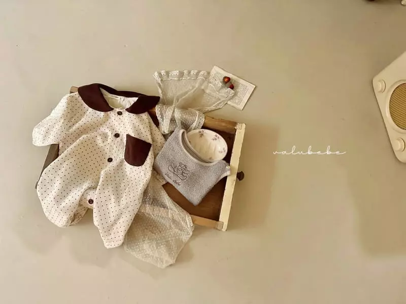 Valu Bebe - Korean Baby Fashion - #onlinebabyboutique - Dot Sailor Bodysuit - 2
