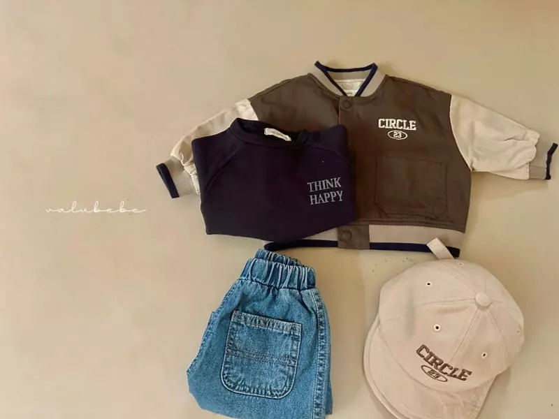 Valu Bebe - Korean Baby Fashion - #onlinebabyshop - Circle Baseball Jumper - 11