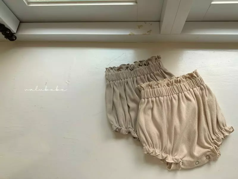 Valu Bebe - Korean Baby Fashion - #onlinebabyshop - Frill Rib Bloomer - 8