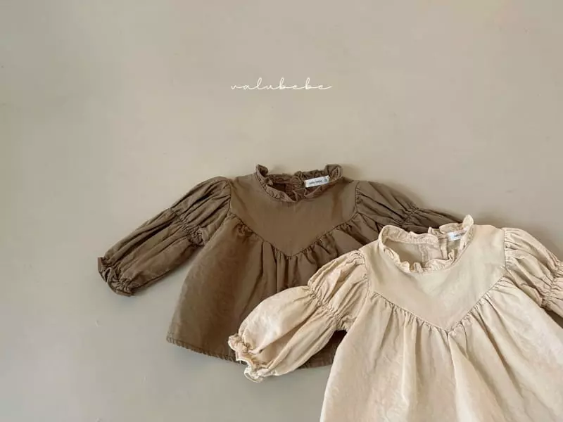 Valu Bebe - Korean Baby Fashion - #smilingbaby - V Frill Blouse - 5