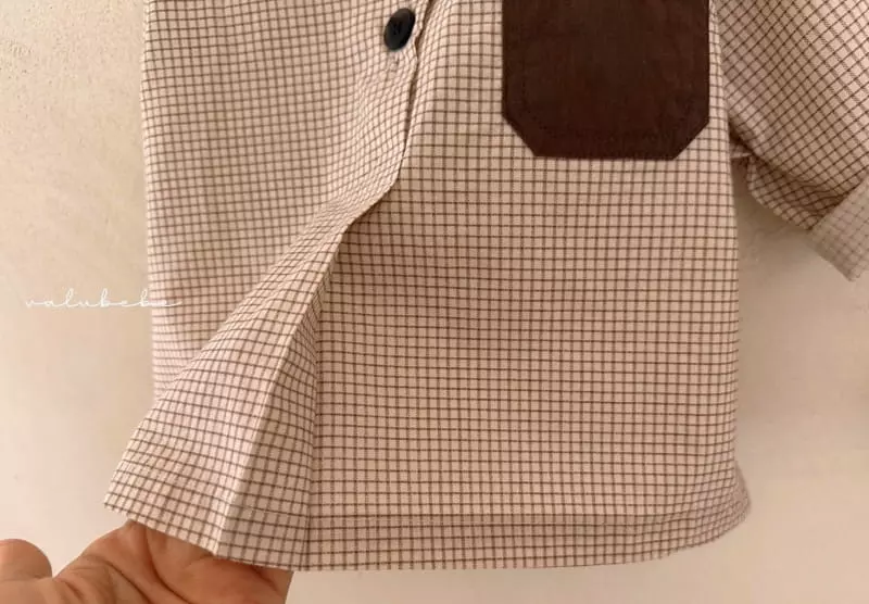 Valu Bebe - Korean Baby Fashion - #smilingbaby - Point Check Shirt - 12
