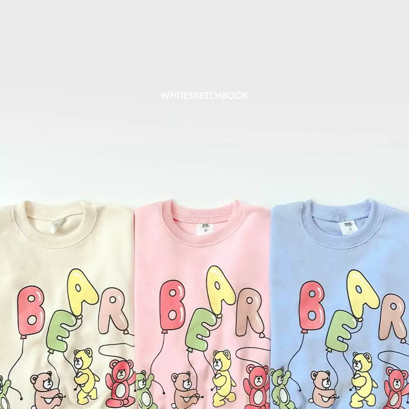 Whitesketchbook - Korean Children Fashion - #Kfashion4kids - Bear Sweatshirt Set