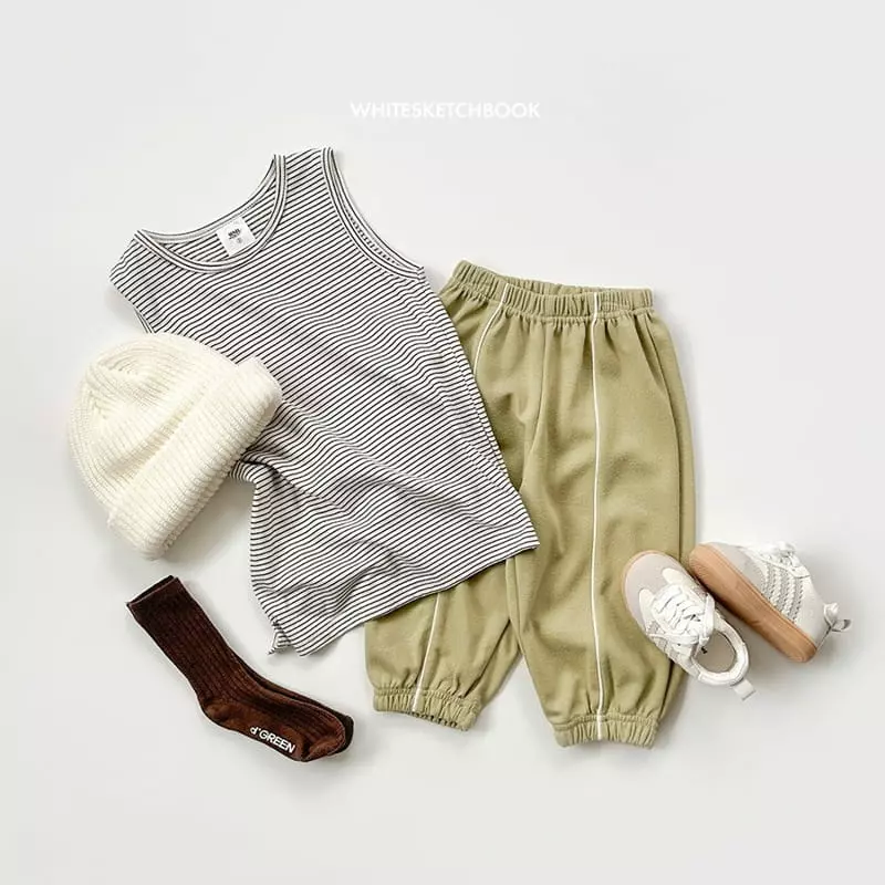 Whitesketchbook - Korean Children Fashion - #Kfashion4kids - Pping Stripes Pants - 5