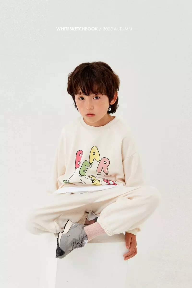 Whitesketchbook - Korean Children Fashion - #childofig - Bear Sweatshirt Set - 9