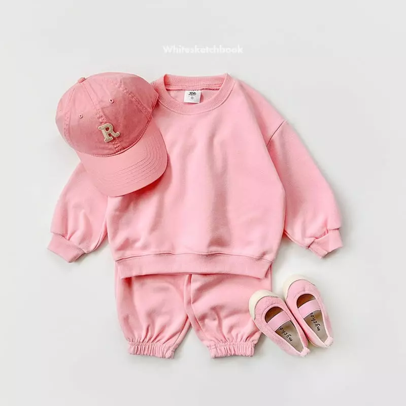 Whitesketchbook - Korean Children Fashion - #childofig - Muzi Sweatshirt Sweatshirt Set - 8