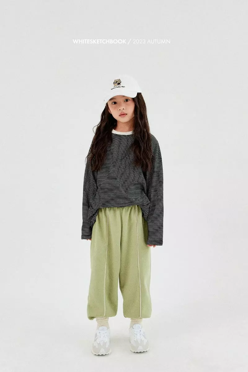 Whitesketchbook - Korean Children Fashion - #childofig - Pping Stripes Pants - 11
