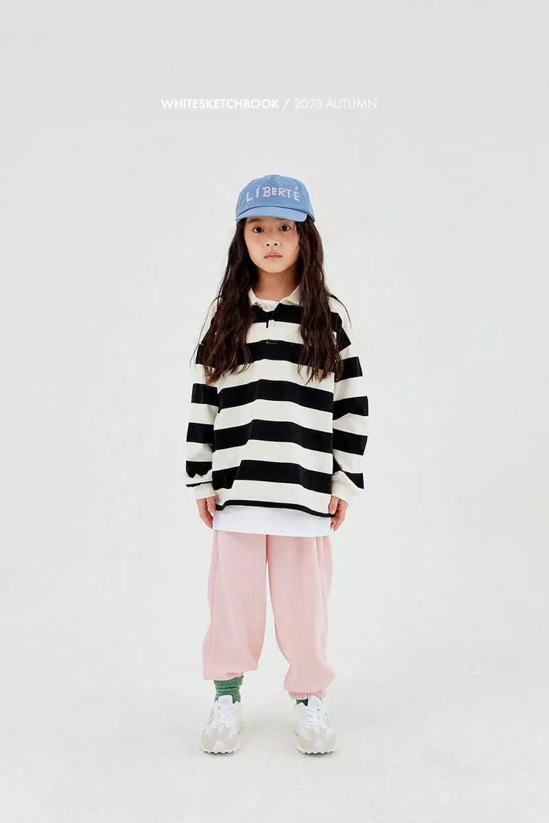 Whitesketchbook - Korean Children Fashion - #childofig - Collar Stripes Tee - 12