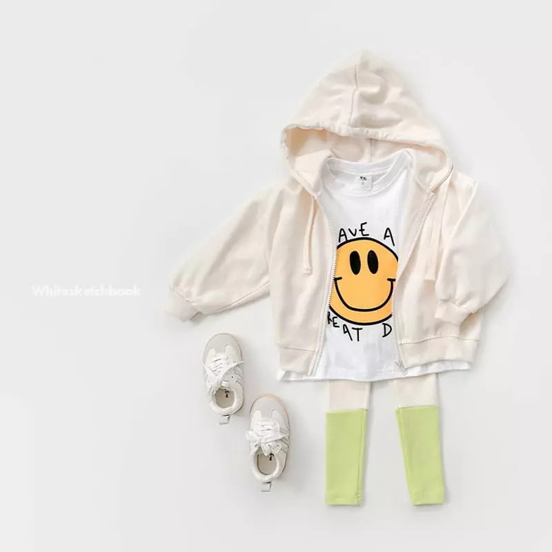 Whitesketchbook - Korean Children Fashion - #childrensboutique - Peach Leggings - 5