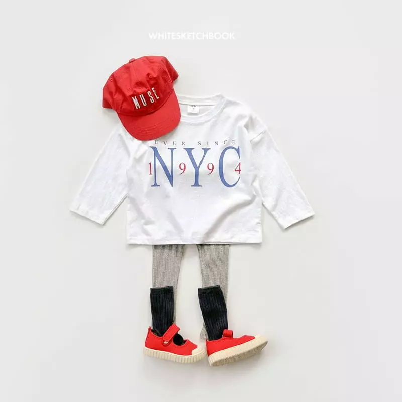 Whitesketchbook - Korean Children Fashion - #childrensboutique - NYC Tee - 4