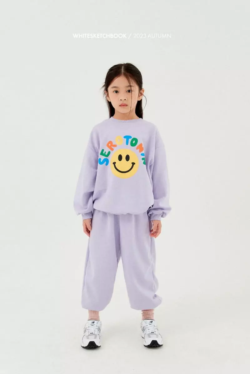 Whitesketchbook - Korean Children Fashion - #designkidswear - Smile Sweatshirt Set - 12