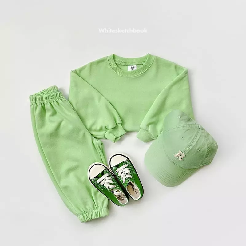 Whitesketchbook - Korean Children Fashion - #discoveringself - Muzi Sweatshirt Sweatshirt Set - 11