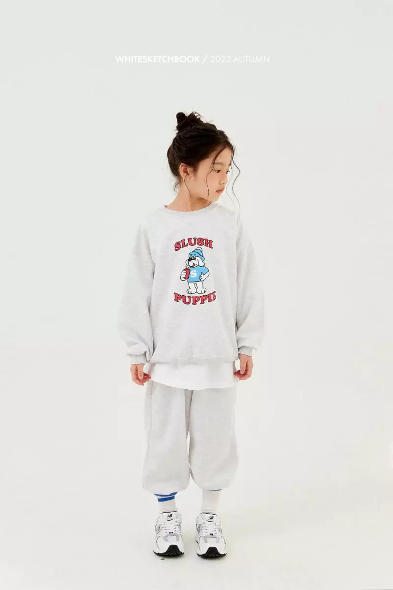 Whitesketchbook - Korean Children Fashion - #minifashionista - Slush Sweatshirt Set - 9