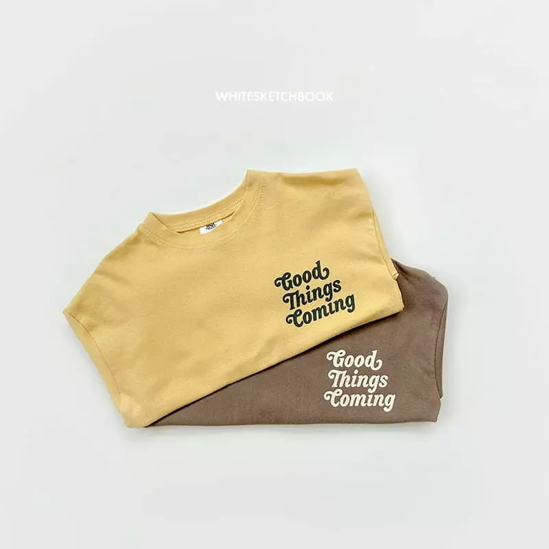 Whitesketchbook - Korean Children Fashion - #prettylittlegirls - Coming Tee - 2