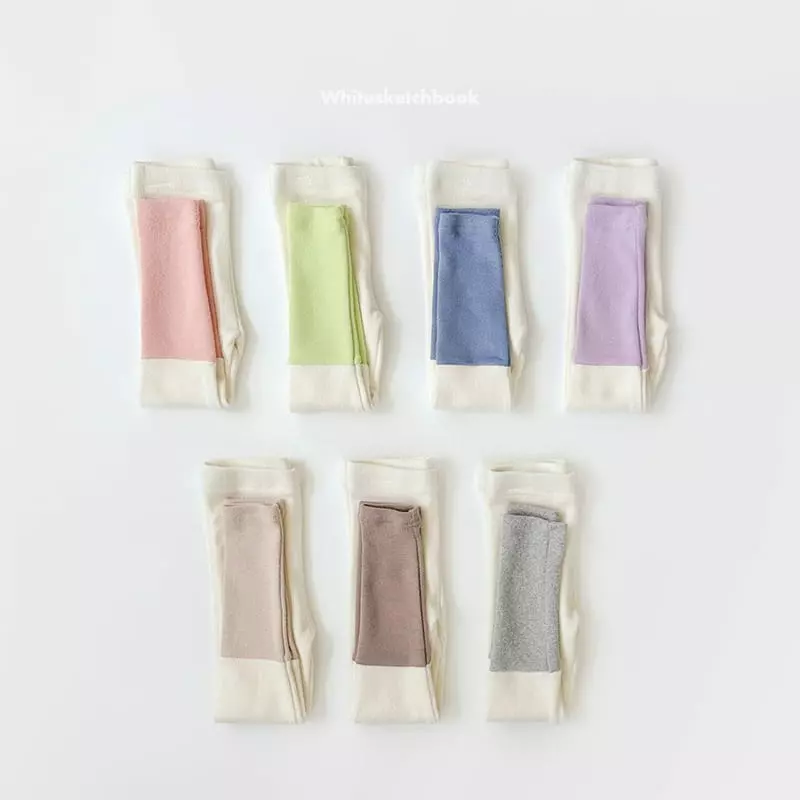 Whitesketchbook - Korean Children Fashion - #stylishchildhood - Peach Leggings - 3