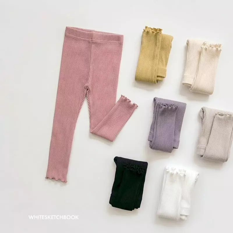 Whitesketchbook - Korean Children Fashion - #todddlerfashion - New Terry Leggings - 3