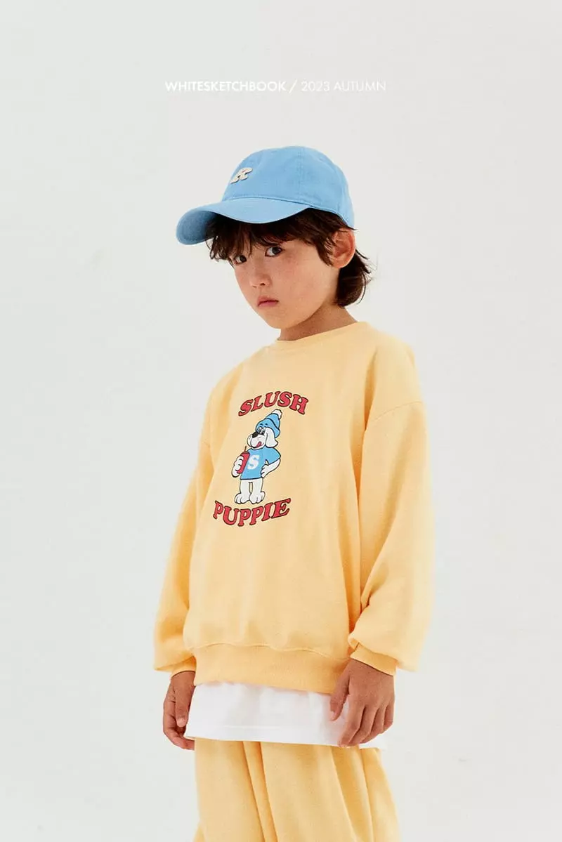 Whitesketchbook - Korean Children Fashion - #toddlerclothing - Slush Sweatshirt Set - 12