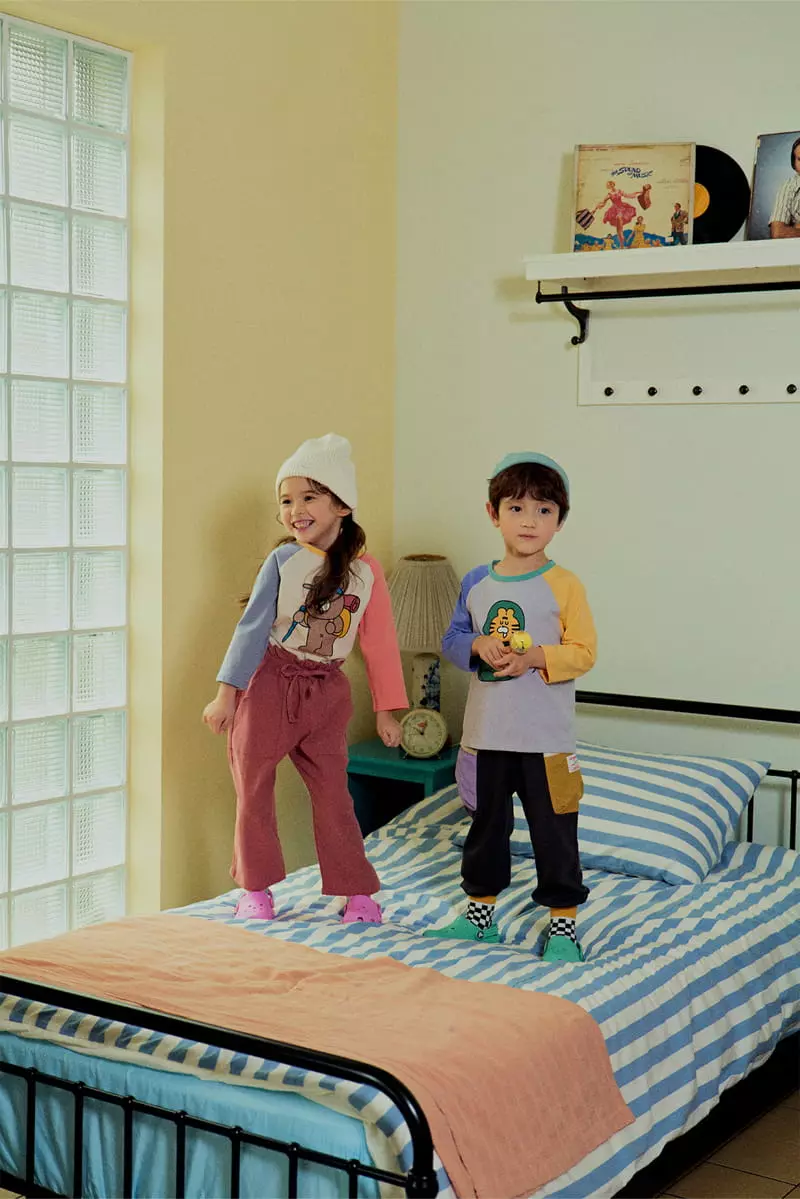 1St Blue - Korean Children Fashion - #Kfashion4kids - Up Down Pants