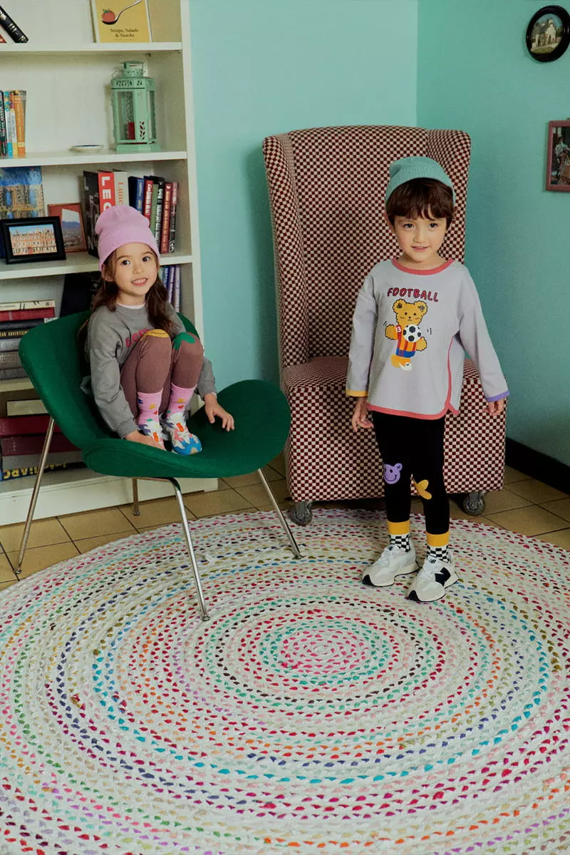 1St Blue - Korean Children Fashion - #childrensboutique - Bear Sticky Pants - 12