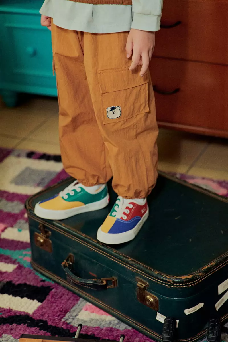 1St Blue - Korean Children Fashion - #designkidswear - Band Cargo Pants - 7