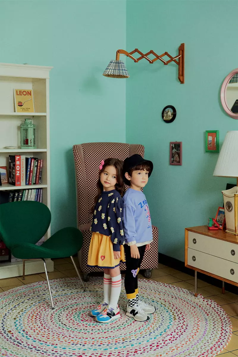 1St Blue - Korean Children Fashion - #kidsshorts - Hola Animal Tee - 6