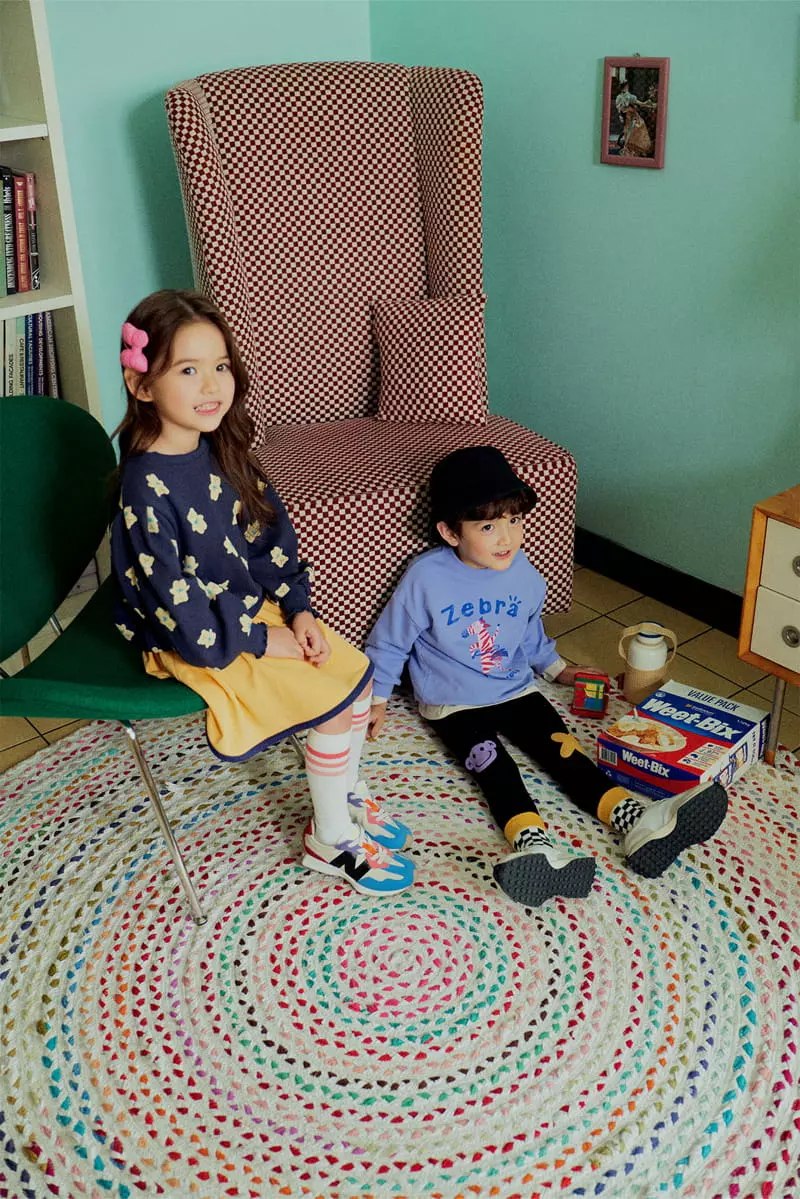 1St Blue - Korean Children Fashion - #kidzfashiontrend - Hola Animal Tee - 8