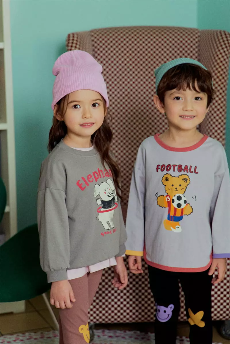 1St Blue - Korean Children Fashion - #littlefashionista - Hola Animal Tee - 10