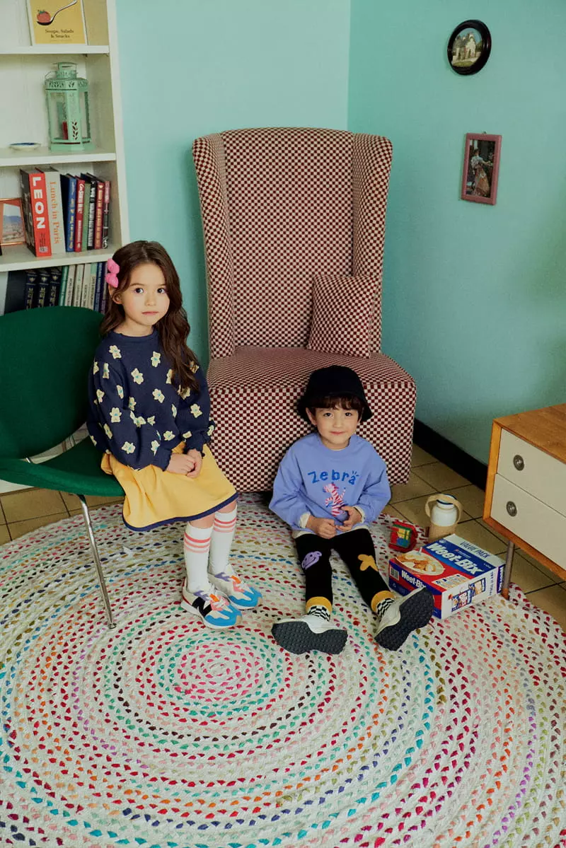 1St Blue - Korean Children Fashion - #magicofchildhood - Bear Sticky Pants - 7
