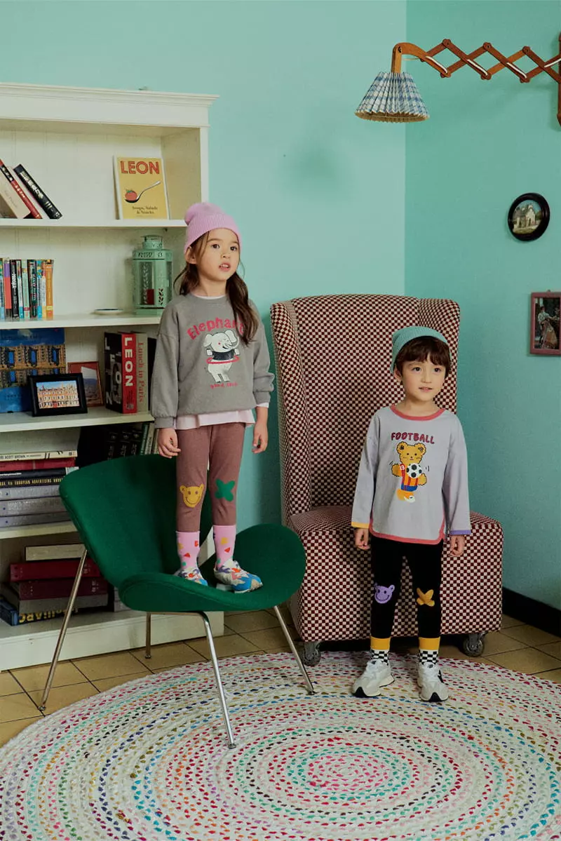 1St Blue - Korean Children Fashion - #magicofchildhood - Hola Animal Tee - 11