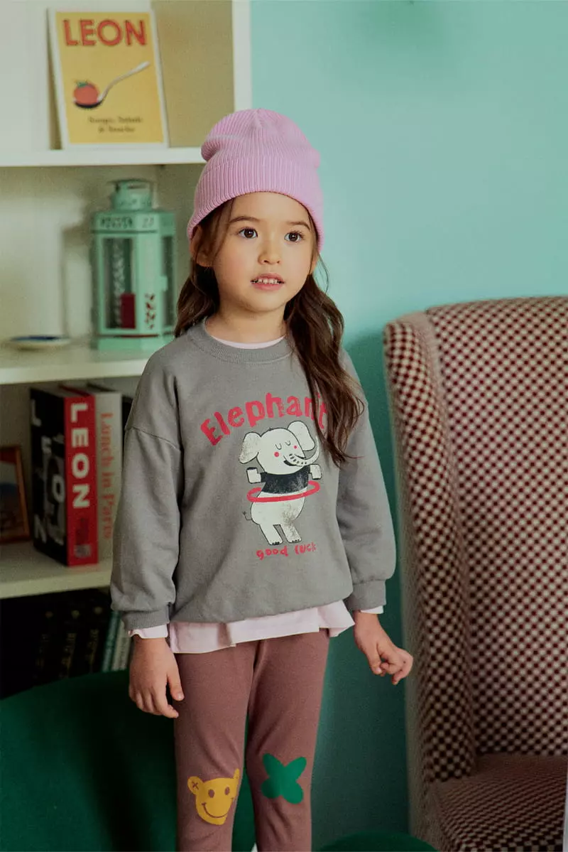1St Blue - Korean Children Fashion - #minifashionista - Hola Animal Tee - 12
