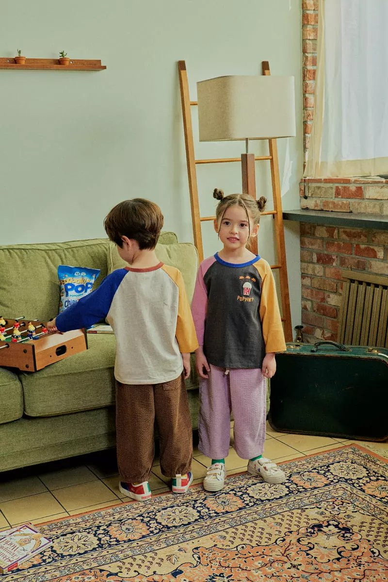 1St Blue - Korean Children Fashion - #todddlerfashion - Popcorn Embrodiery Tee - 11