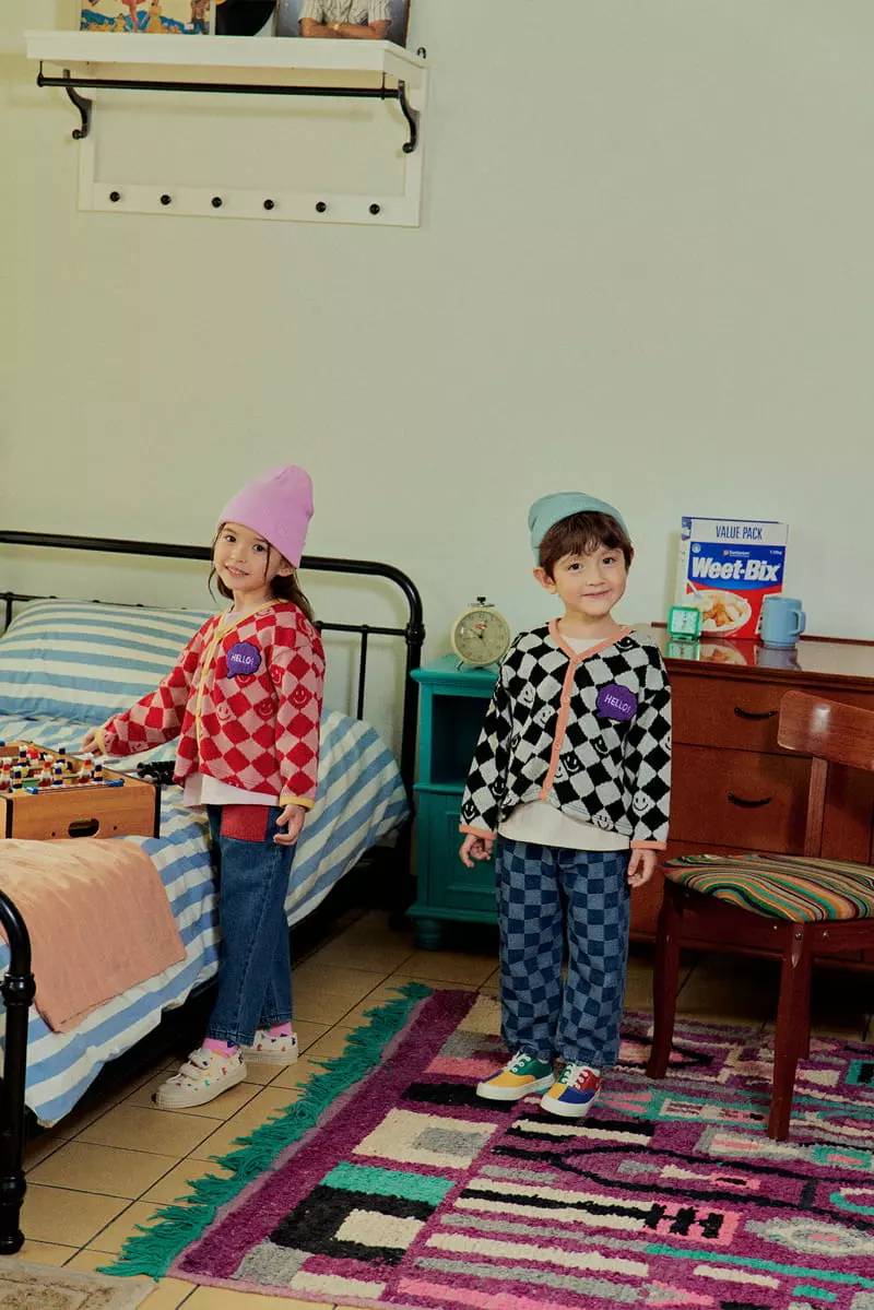 1St Blue - Korean Children Fashion - #todddlerfashion - Jacquard Cardigan - 7