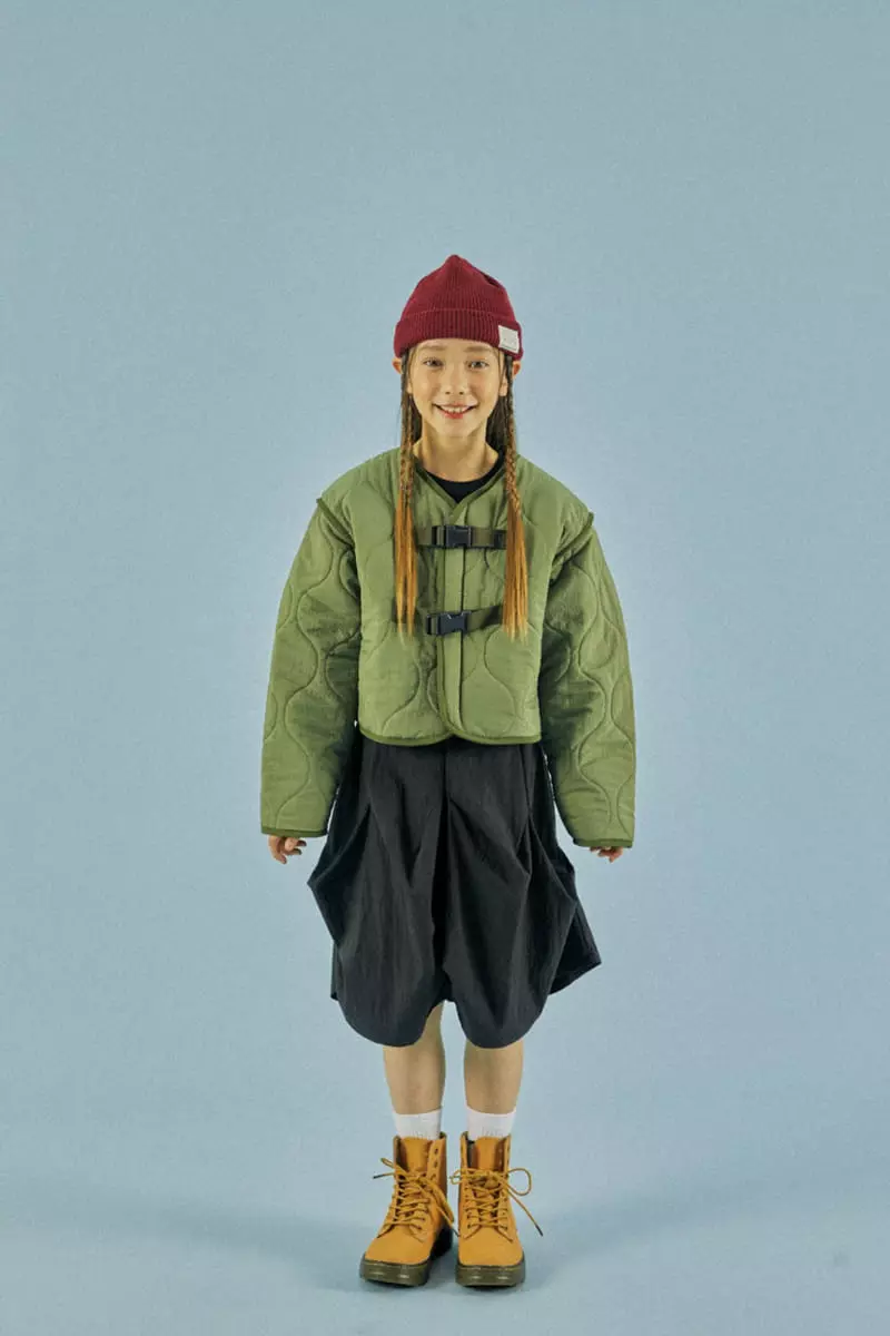 A-Market - Korean Children Fashion - #Kfashion4kids - Quilting Buckle Jumper