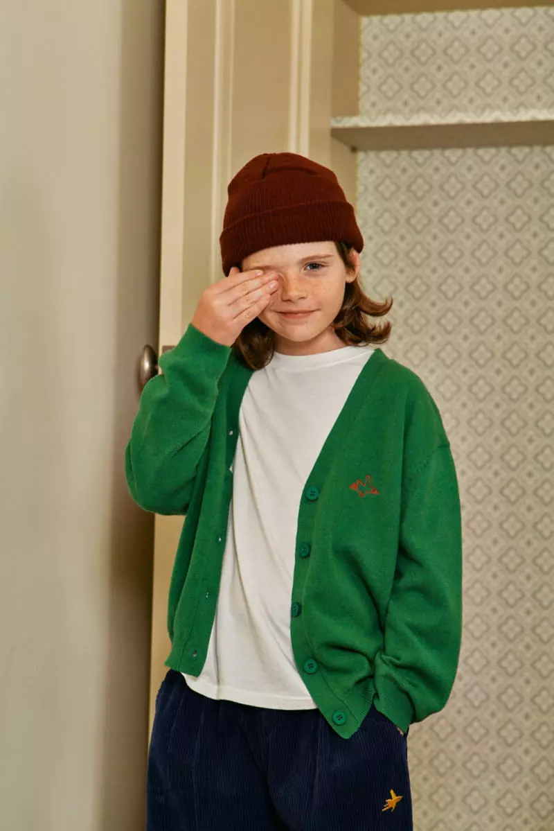 A-Market - Korean Children Fashion - #Kfashion4kids - A V Neck Cardigan - 2