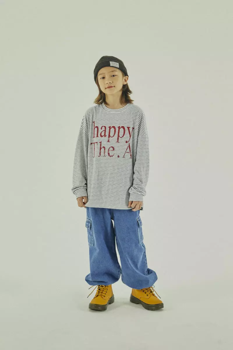 A-Market - Korean Children Fashion - #childofig - Sluv Stripes Tee