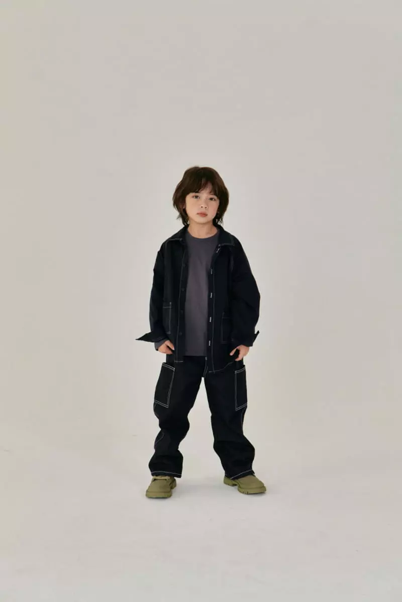 A-Market - Korean Children Fashion - #childofig - Ovverfit Stitch Tee - 5