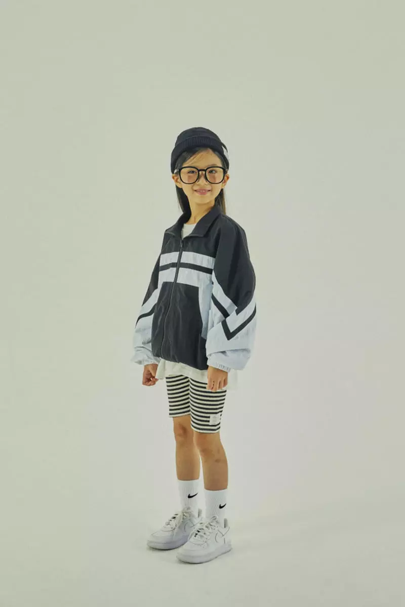 A-Market - Korean Children Fashion - #childrensboutique - Stripes Leggings - 3