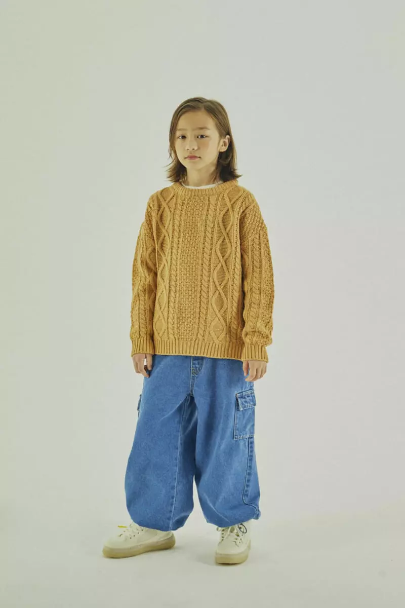 A-Market - Korean Children Fashion - #childrensboutique - Twist Round Knit Tee - 11
