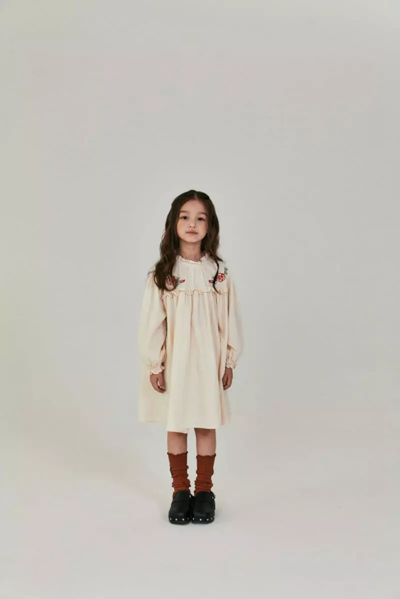 A-Market - Korean Children Fashion - #childrensboutique - Rose One-piece - 2